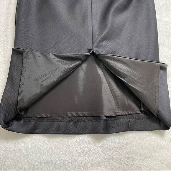 Marie Saint Pierre Black Zip Detail Pencil Skirt - Picture 5 of 10